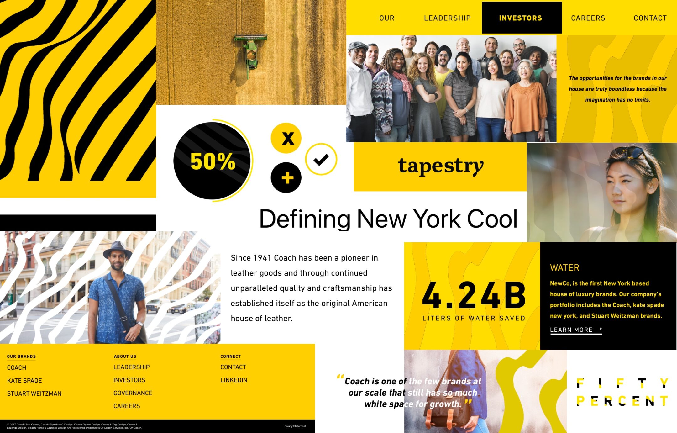 New Name, Logo, and Identity for Tapestry by Carbone Smolan Agency